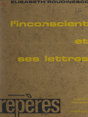 cover image of L'inconscient et ses lettres